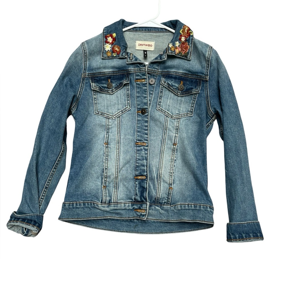 Updated Listing- NWOT Women’s Embroidered Denim Jacket with Eagle Design - Picture 2 of 5